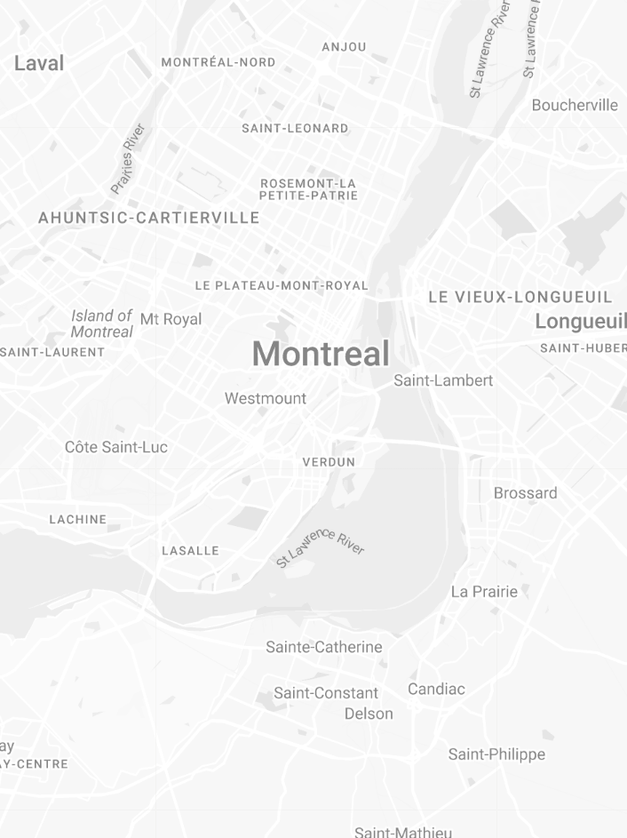 Map of Montreal