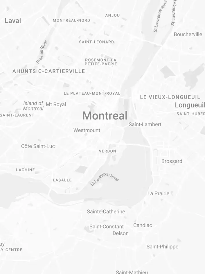 Map of Montreal