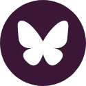 Bluesky purple icon