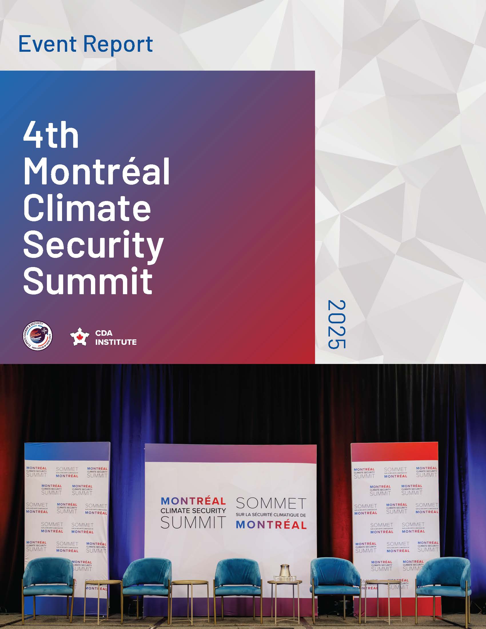Montreal Climate Security Summit 2025 Event Report Cover Image