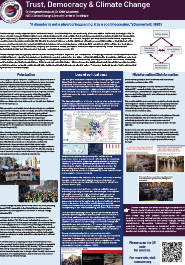 Trust Democracy and Climate Change Poster
