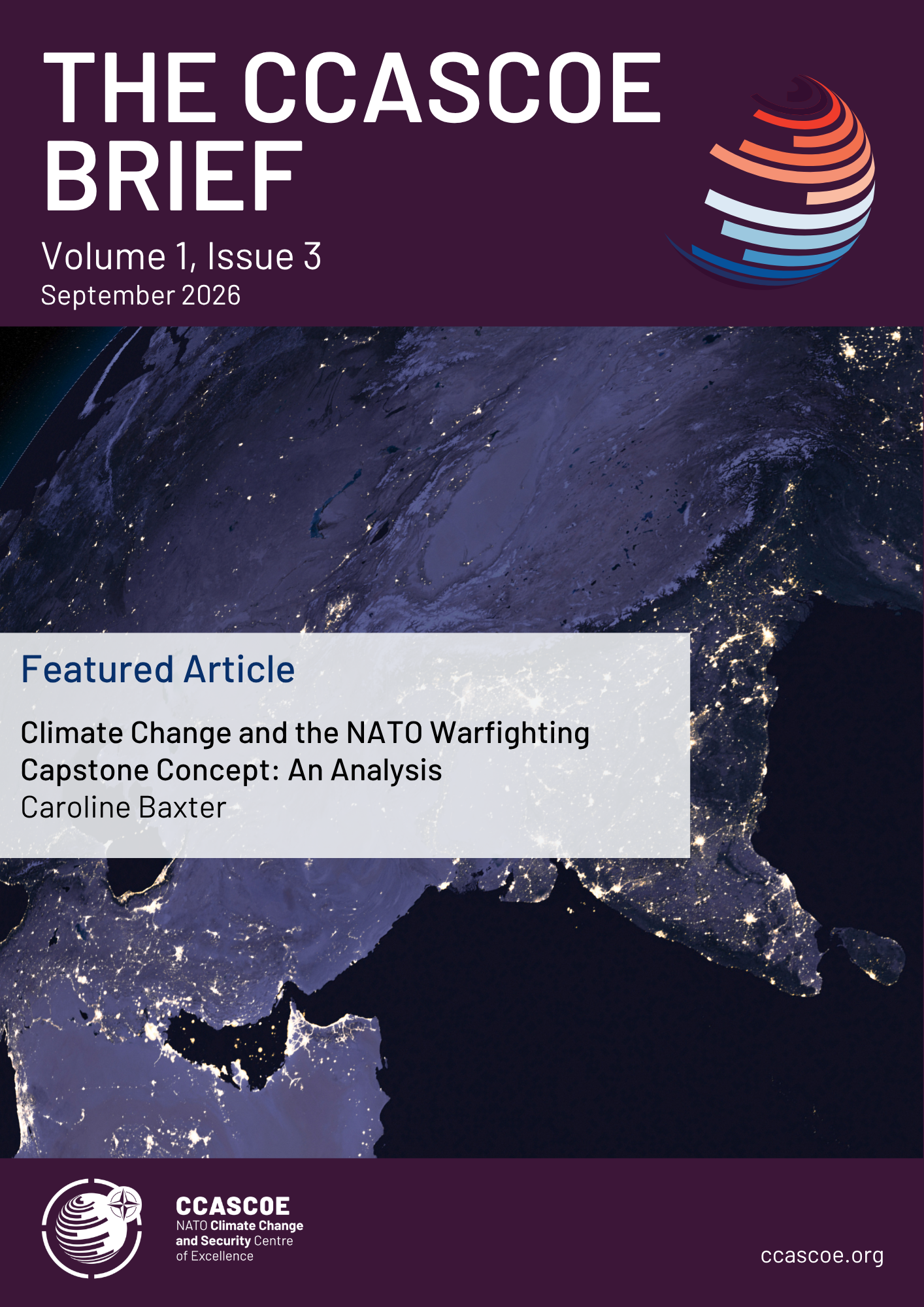 The CCASCOE Brief - Vol. 1, Issue 3 Cover